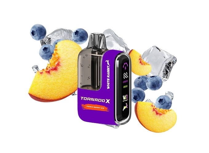 TORNADO X 25K  PEACH BERRY ICE 10ml 1% (5)