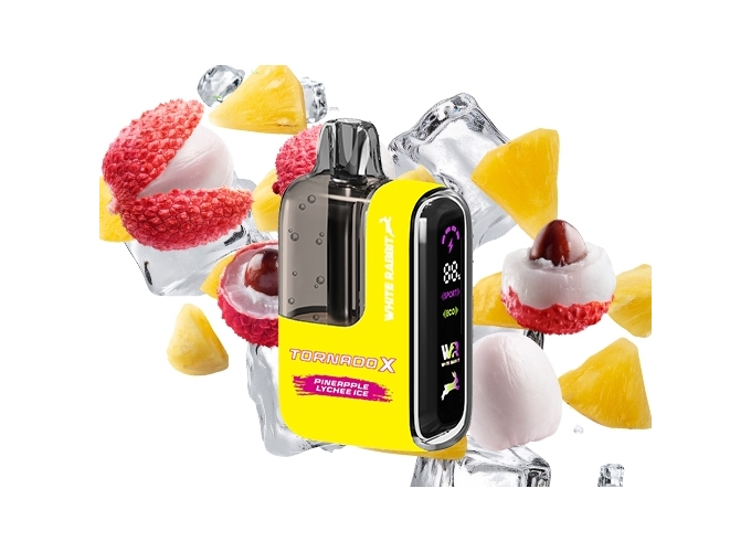 TORNADO X 25K  PINEAPPLE LITCHI ICE 10ml 2% (5)