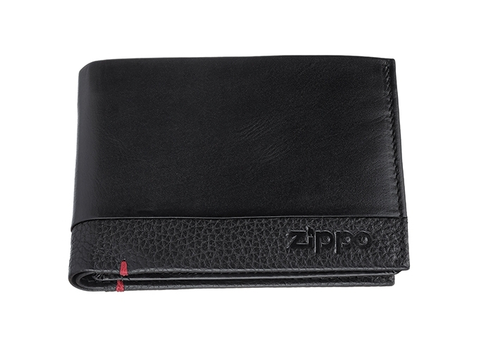 TRI-FOLD WALLET ZIPPO NOIR NAPPA RANGE  (1)