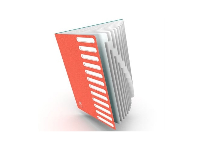 TRIEUR STAND. A4 CARTE 12 CASES 2 ASS. (12)