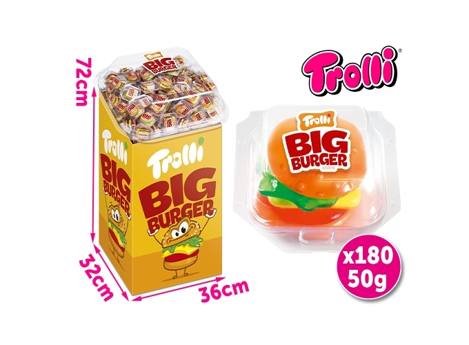 TROLLI DISPLAY 180 BIG BURGER 50gr (1)