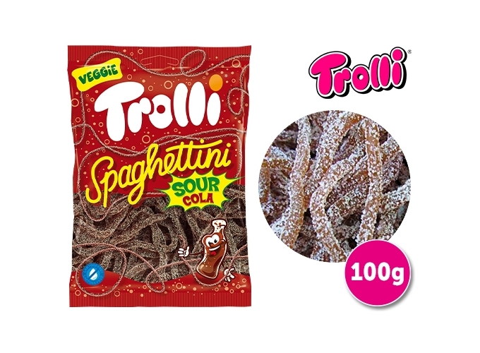 TROLLI SACH. 100g SPAGHETTINI COLA ACIDULE (30)