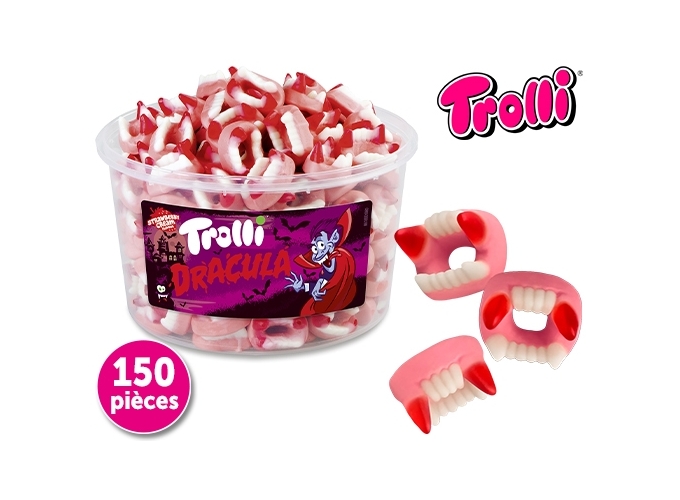 TROLLI TUBO  150 pcs  DRACULA  8.7 9g (1)