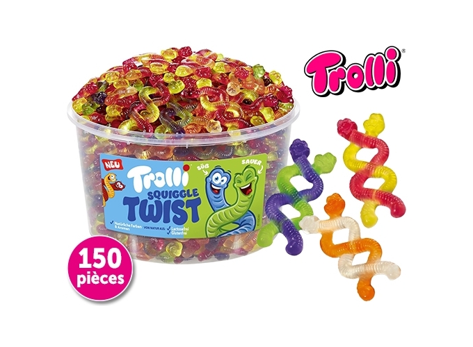 TROLLI TUBO  150 pcs  SQUIGGLE TWIST (1)
