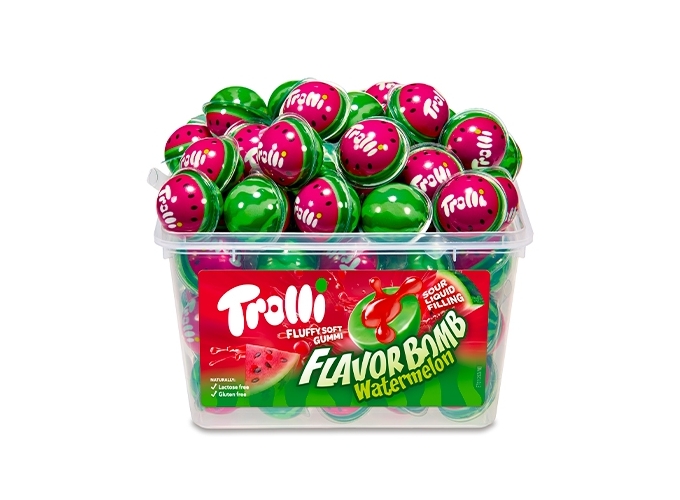 TROLLI TUBO  60 pcs  WATERMELON SPLASH (1)