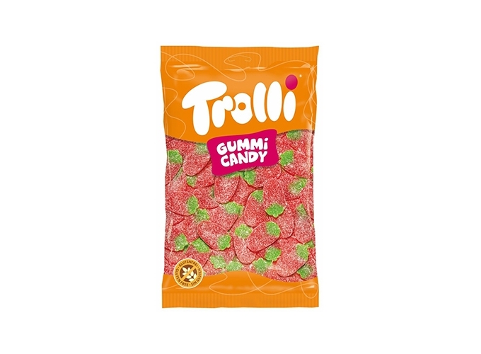 TROLLI VRAC 1.0Kg FRAISES ACIDULEES 8g (1)