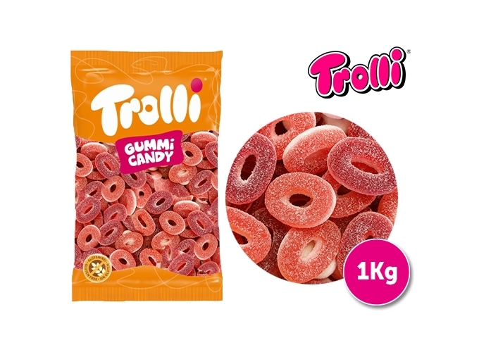 TROLLI VRAC 1.0Kg  FRUITS ROUGES 3g  (1)