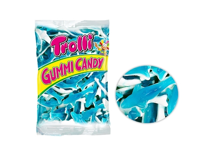 TROLLI VRAC 1.0Kg  REQUIN BLEU 8g  (1)