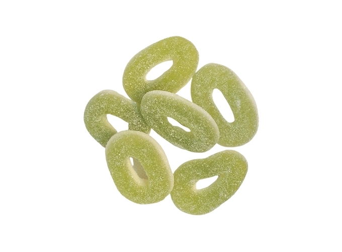 TROLLI VRAC 1.0Kg RONDELLE POMME 8.8g  (1)
