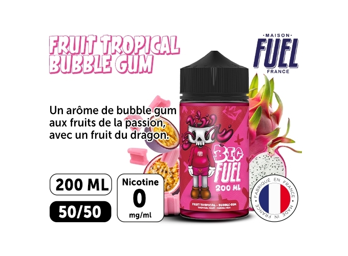 TROPICAL BUBBLE GUM 200 ML BIG FUEL LIQUIDE