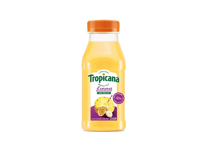 TROPICANA 25CL ANANAS BANANE PASSION (12)