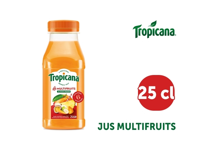 TROPICANA 25CL MULTIFRUITS (12)