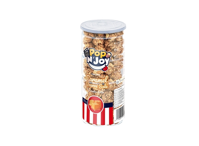 TUBE DE POP CORN CARAMEL BEURRE SALE (DISPLAY 12)