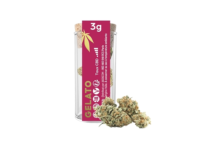 TUBE VERRE GELATO 3G  (BOITE DE 6)