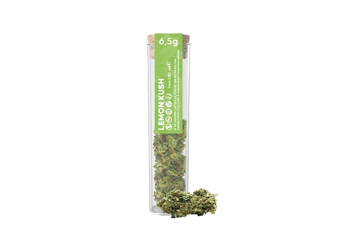 TUBE VERRE LEMON KUSH 6.5G  (BOITE DE 6)