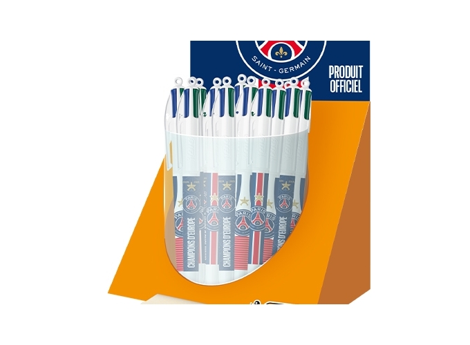 TUBO 30 BIC 4 COULEURS PSG 3 MODELES ASS. (1)