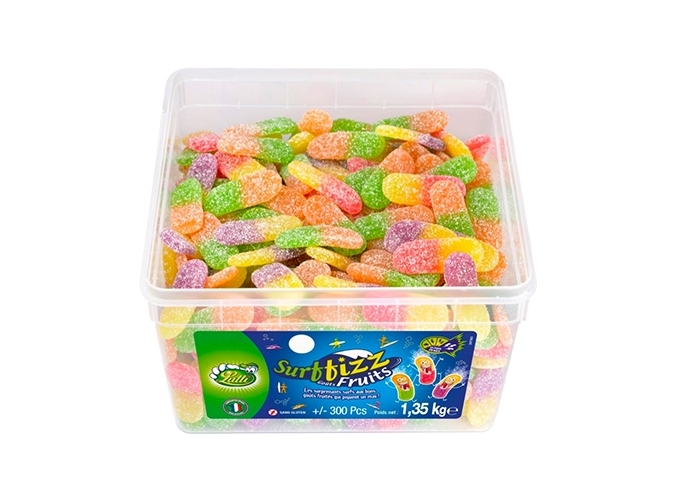 TUBO SURFFIZZ FRUITS 300pcs