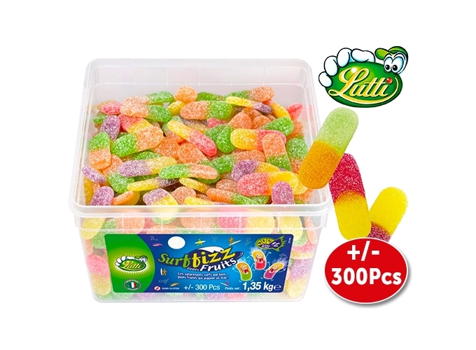TUBO SURFFIZZ FRUITS 300pcs