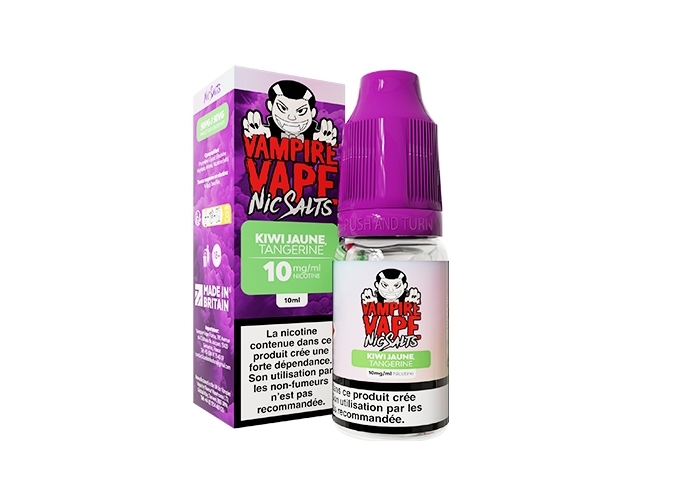 VAMPIRE VAP SALT KIWI JAUNE TANGERINE 10 MG ML