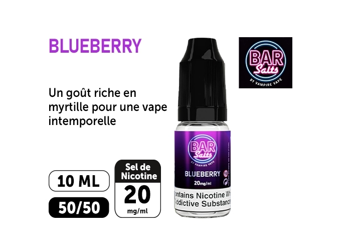 VAMPIRE VAPE 10ml BLUEBERRY SALT NIC 20mg