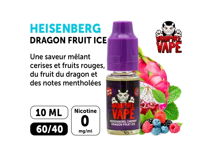 VAMPIRE VAPE 10ml HEISENBERG DRAGON CERISE 00 MG