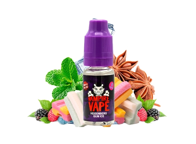 VAMPIRE VAPE 10ml HEISENBERG GUM ICE 00 MG ML
