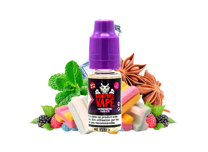 VAMPIRE VAPE 10ml HEISENBERG GUM ICE 03 MG ML