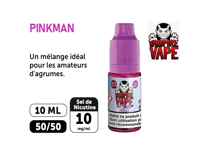 VAMPIRE VAPE 10ml PINKMAN SALT NIC 10mg
