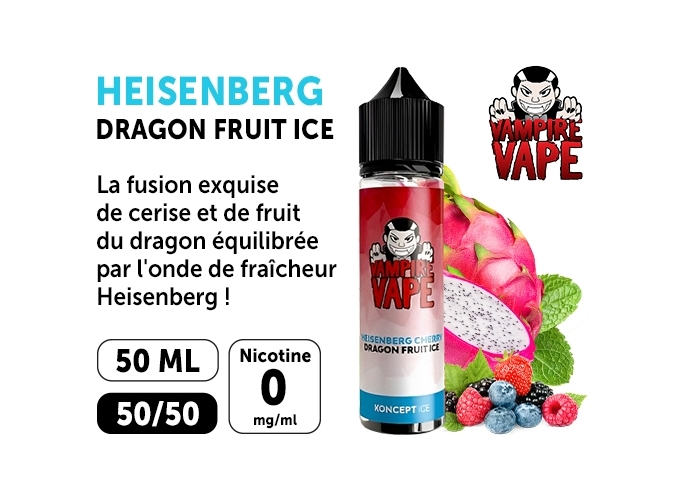 VAMPIRE VAPE 50ml HEISENBERG DRAGON CERISE 00 MG