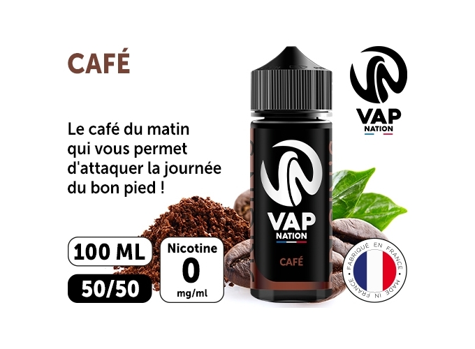 VAP NATION 100ml CAFÉ 00 MG