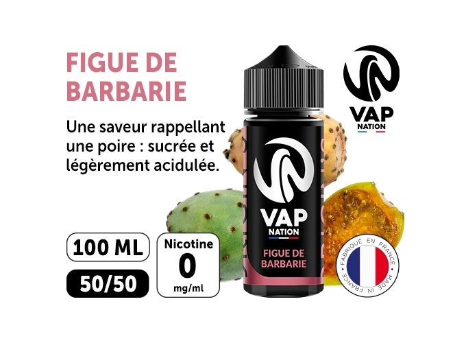 VAP NATION 100ml FIGUE DE BARBARIE 00 MG