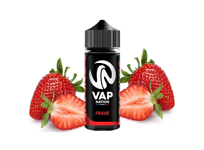 VAP NATION 100ml FRAISE 00 MG