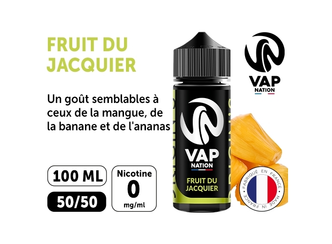 VAP NATION 100ml FRUIT DU JACQUIER 00 MG