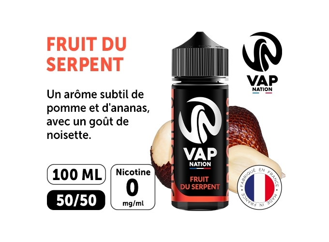 VAP NATION 100ml FRUIT DU SERPENT 00 MG