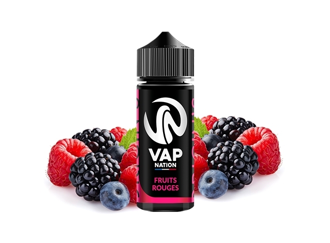 VAP NATION 100ml FRUITS ROUGES 00 MG