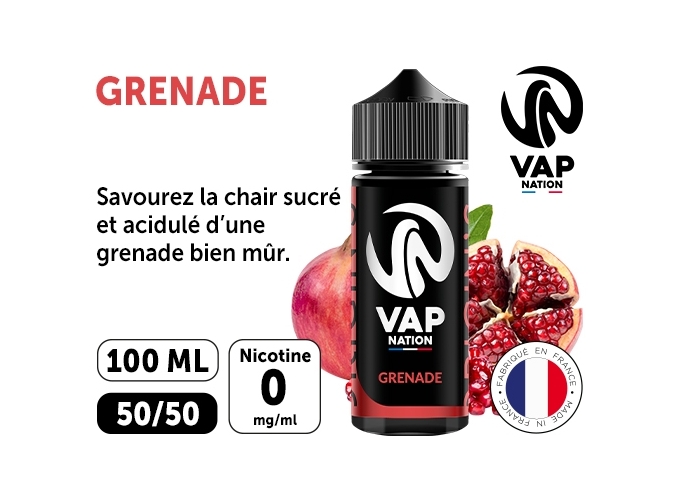 VAP NATION 100ml GRENADE 00 MG