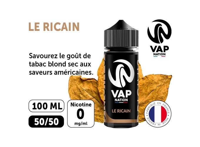 VAP NATION 100ml LE RICAIN 00 MG
