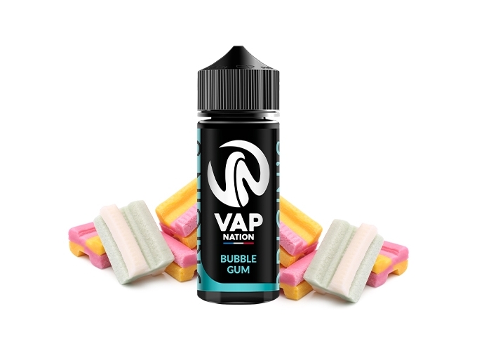 VAP NATION 100ml MALABAR BUBBLE GUM 00 MG ML