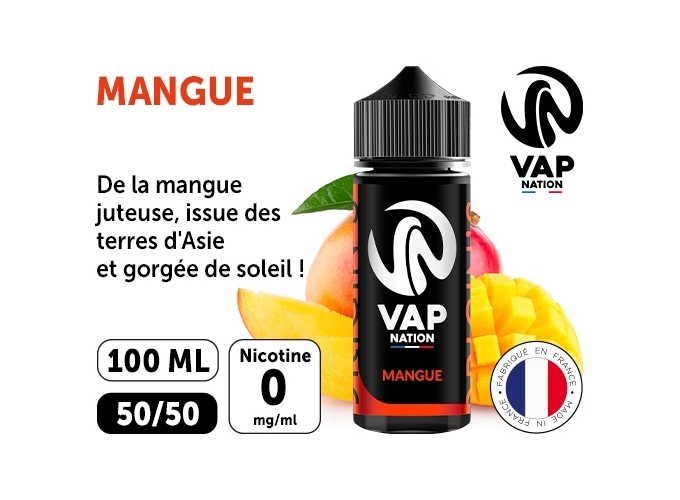 VAP NATION 100ml MANGUE 00 MG ML