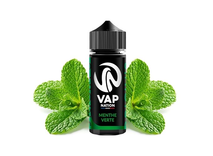 VAP NATION 100ml  MENTHE VERTE 00MG
