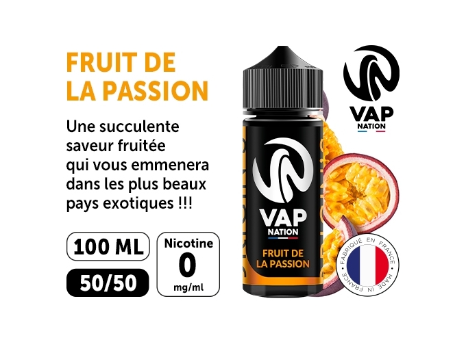 VAP NATION 100ml PASSION 00MG