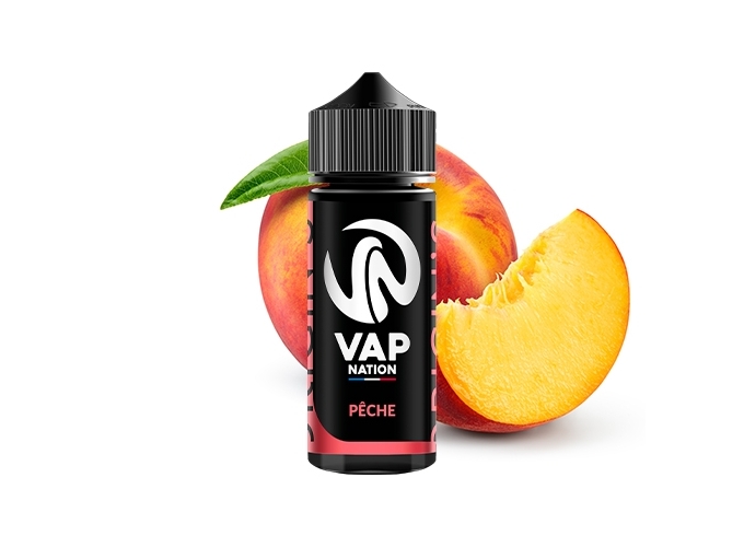 VAP NATION 100ml PECHE 00 MG ML