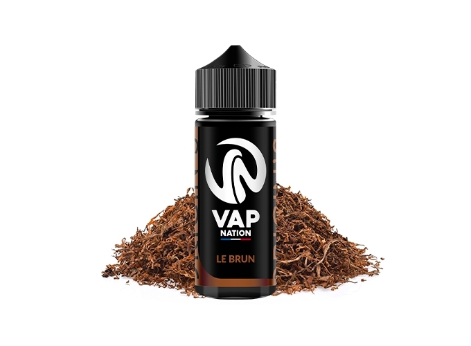 VAP NATION 100ml TABAC BRUN  00MG