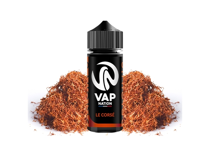 VAP NATION 100ml TABAC CORSÉ  00MG