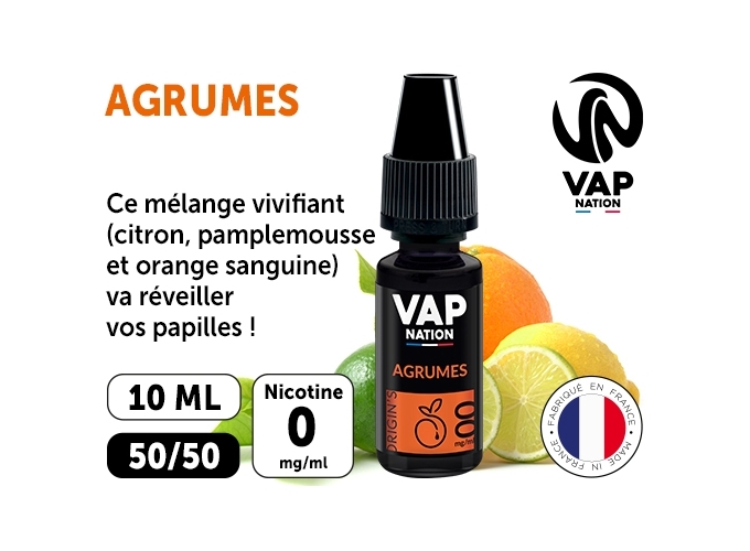 VAP NATION 10ml AGRUME 00MG