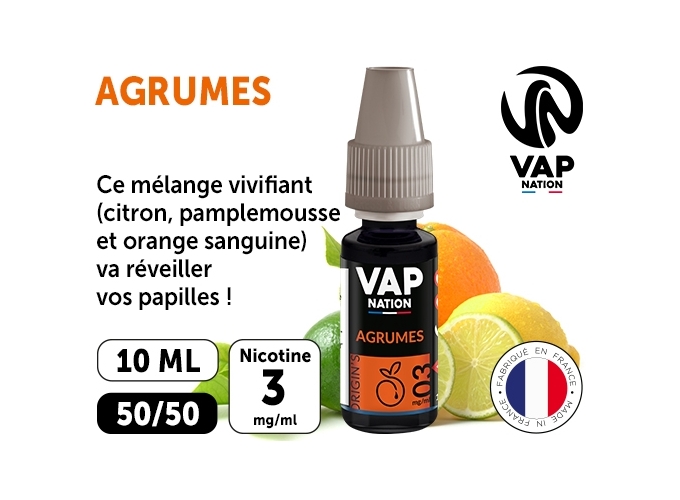 VAP NATION 10ml AGRUME 03MG