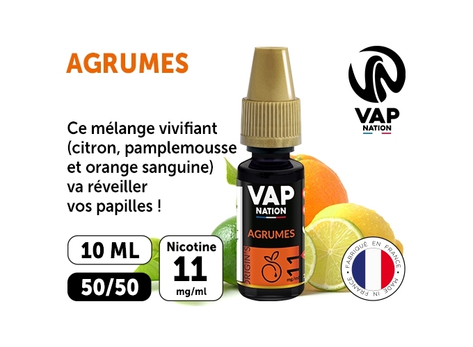 VAP NATION 10ml AGRUME 11MG