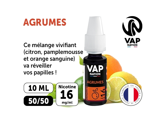 VAP NATION 10ml AGRUME 16MG