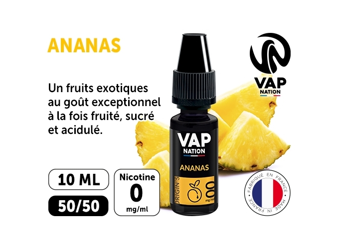 VAP NATION 10ml ANANAS 00 MG ML