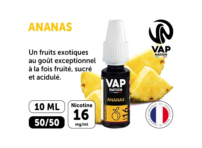 VAP NATION 10ml ANANAS 16 MG ML